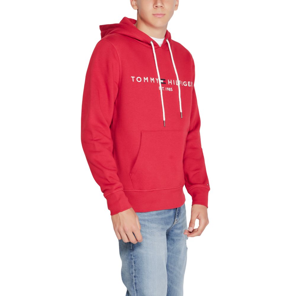 Tommy Hilfiger Roter Baumwollpullover