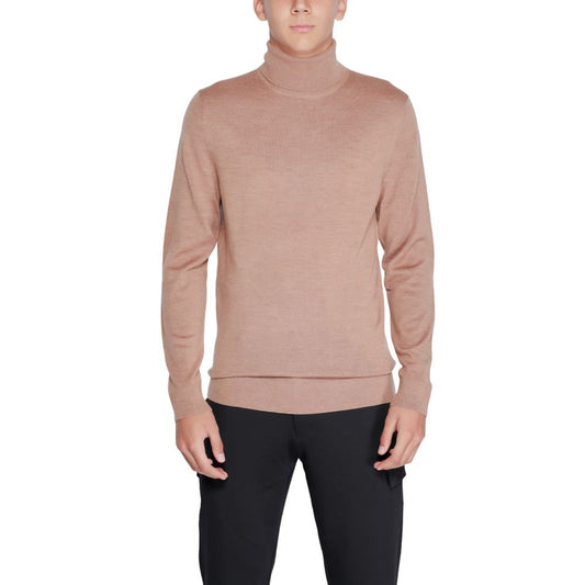 Calvin Klein Beigefarbener Pullover aus Wolle