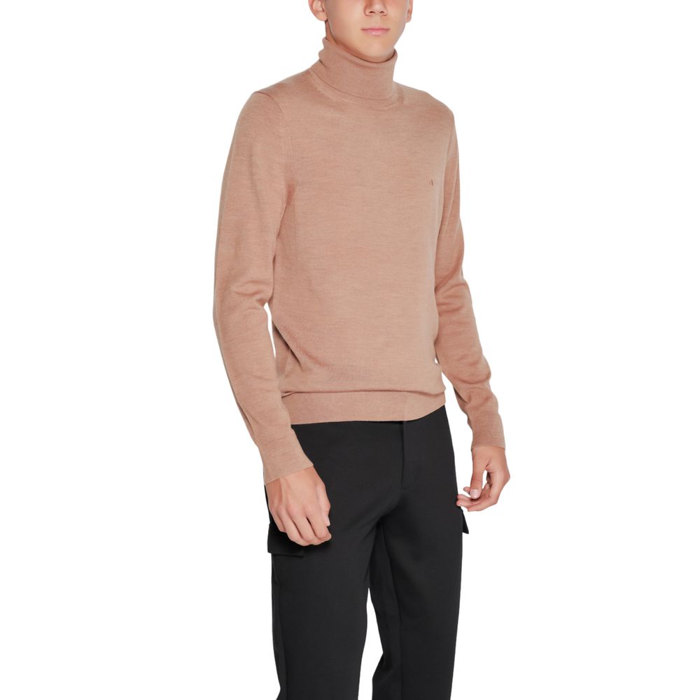 Calvin Klein Beigefarbener Pullover aus Wolle