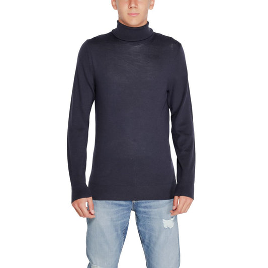 Calvin Klein Blauer Pullover aus Wolle