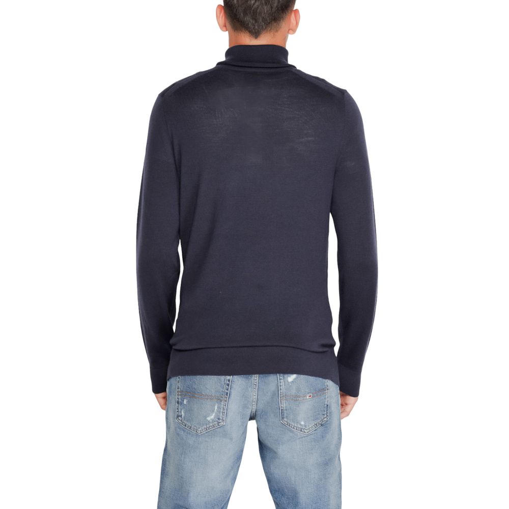 Calvin Klein Blauer Pullover aus Wolle