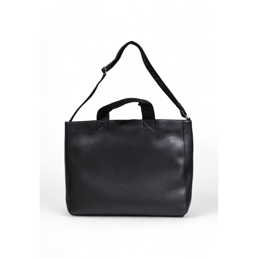 Calvin Klein Schwarze Polyethylen-Handtasche