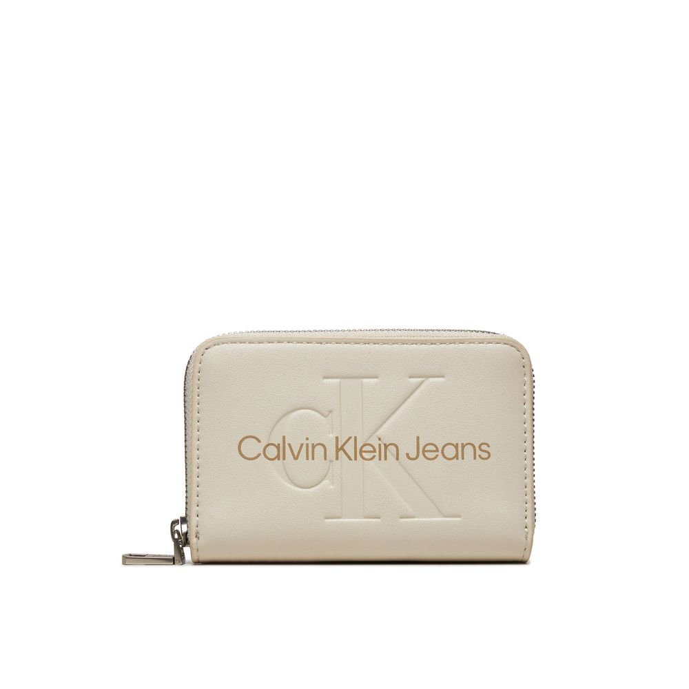 Calvin Klein Jeans Beige Polyethylen Brieftasche