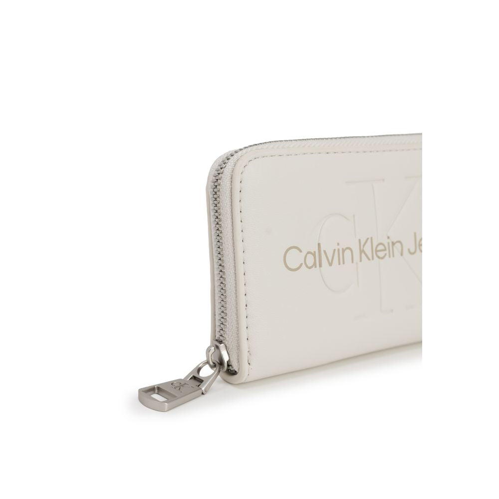 Calvin Klein Jeans Beige Polyethylen Brieftasche