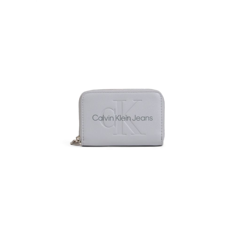 Calvin Klein Jeans Graue Polyethylen-Brieftasche