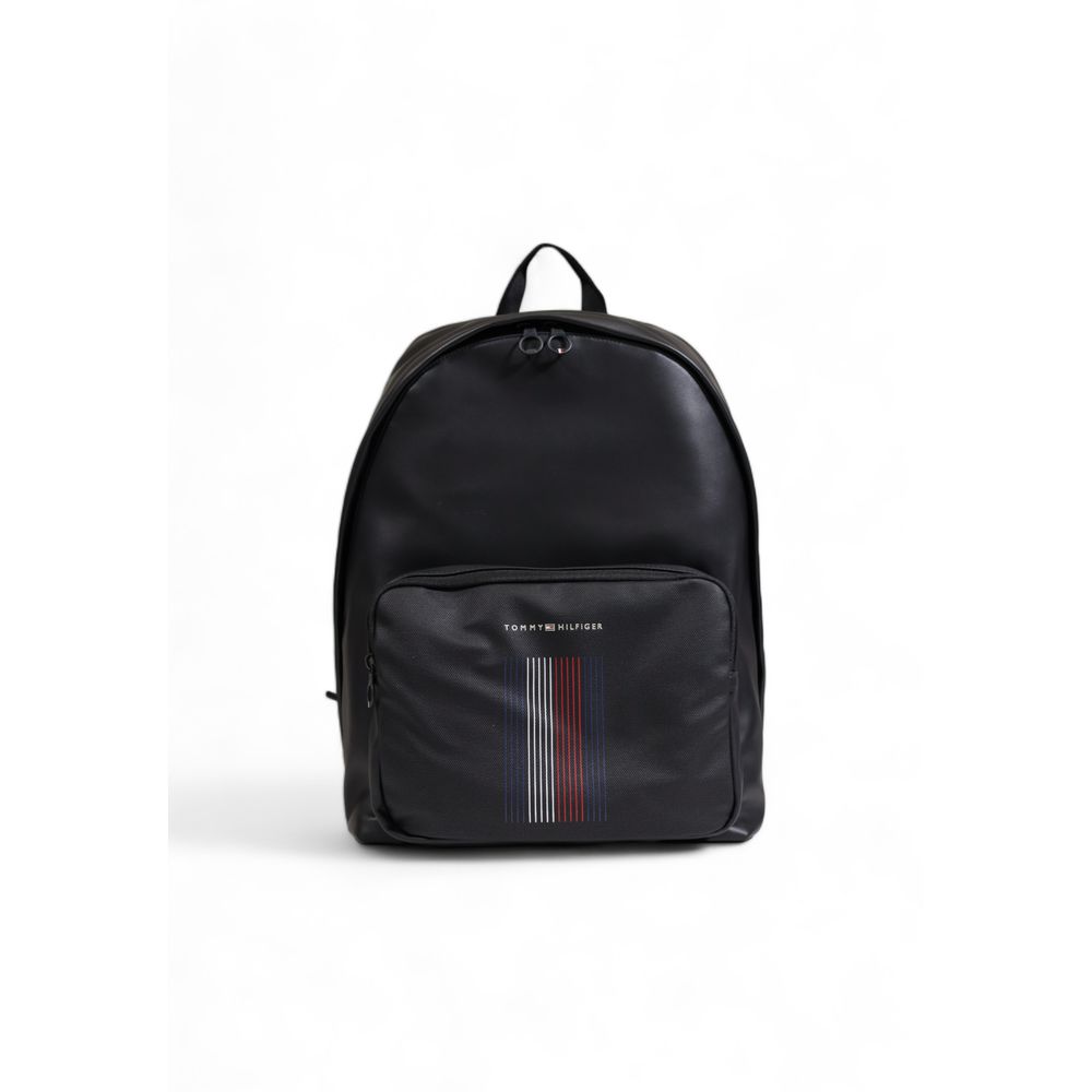 Tommy Hilfiger Schwarzer Polyethylen-Rucksack