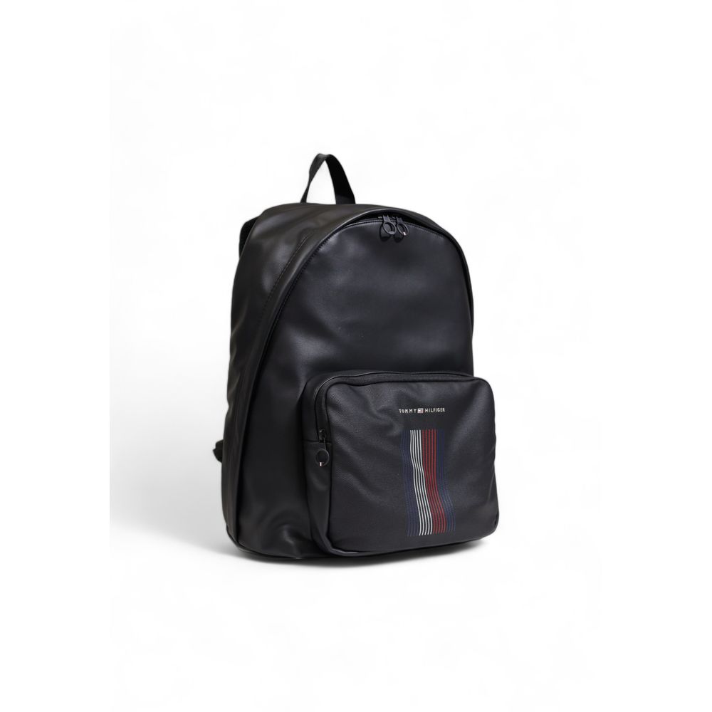 Tommy Hilfiger Schwarzer Polyethylen-Rucksack