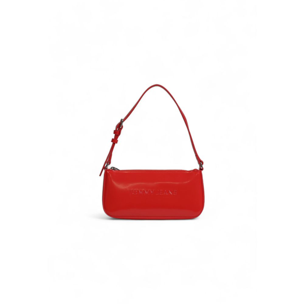 Tommy Hilfiger Rote Polyethylen-Handtasche