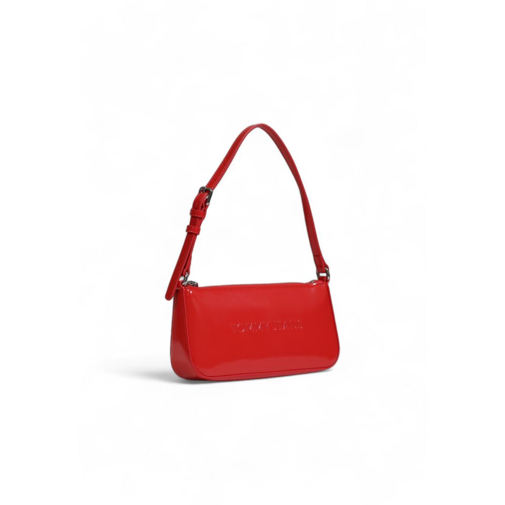 Tommy Hilfiger Rote Polyethylen-Handtasche