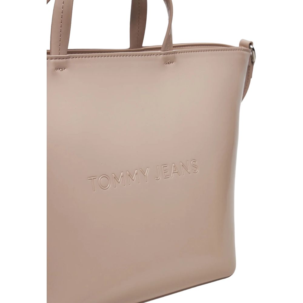 Tommy Hilfiger Rosa Polyethylen-Handtasche