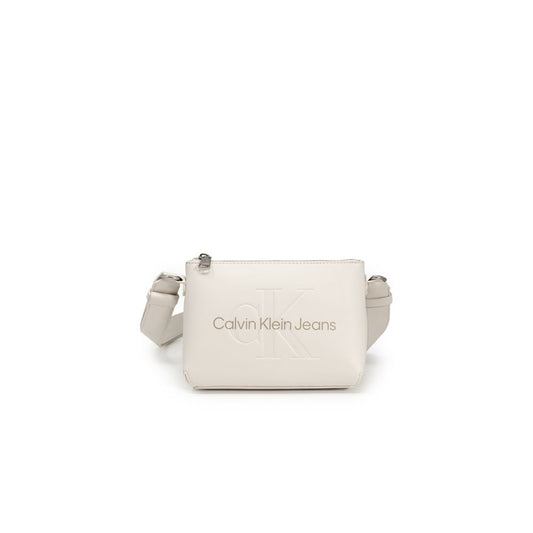 Calvin Klein Jeans Beige Polyethylen Handtasche