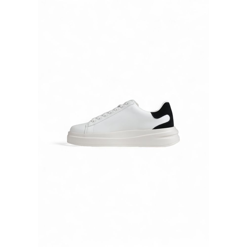 Guess Schwarzer und weißer Polyethylen-Sneaker