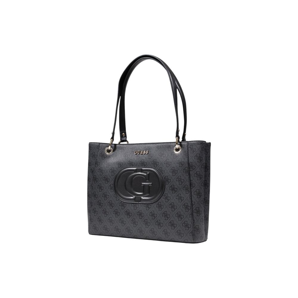 Guess Schwarze Polyethylen-Handtasche