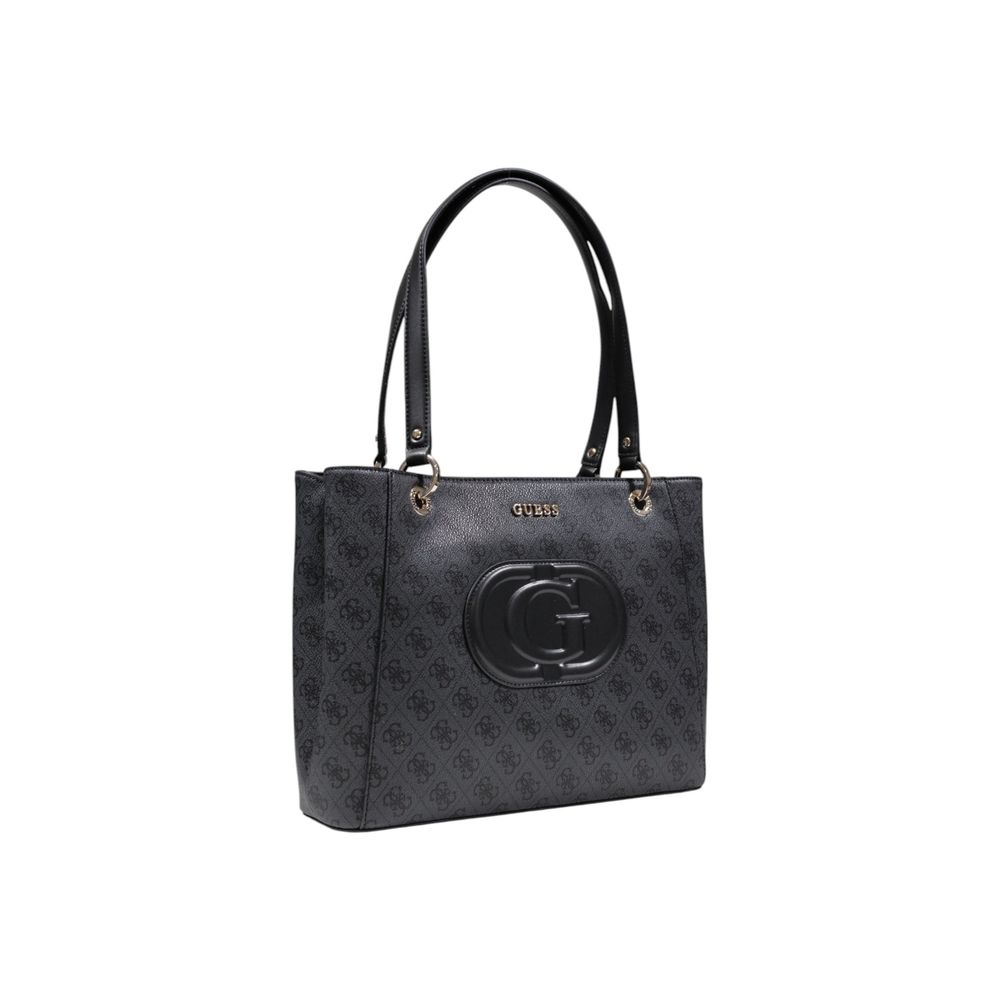 Guess Schwarze Polyethylen-Handtasche