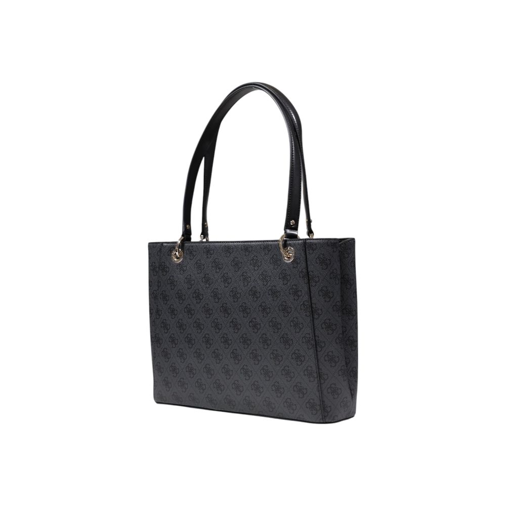 Guess Schwarze Polyethylen-Handtasche