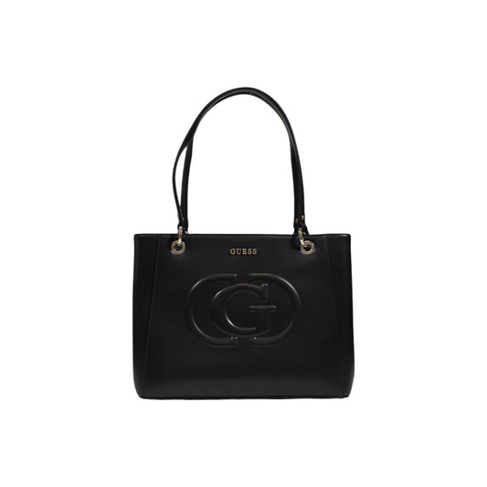 Guess Schwarze Polyethylen-Handtasche