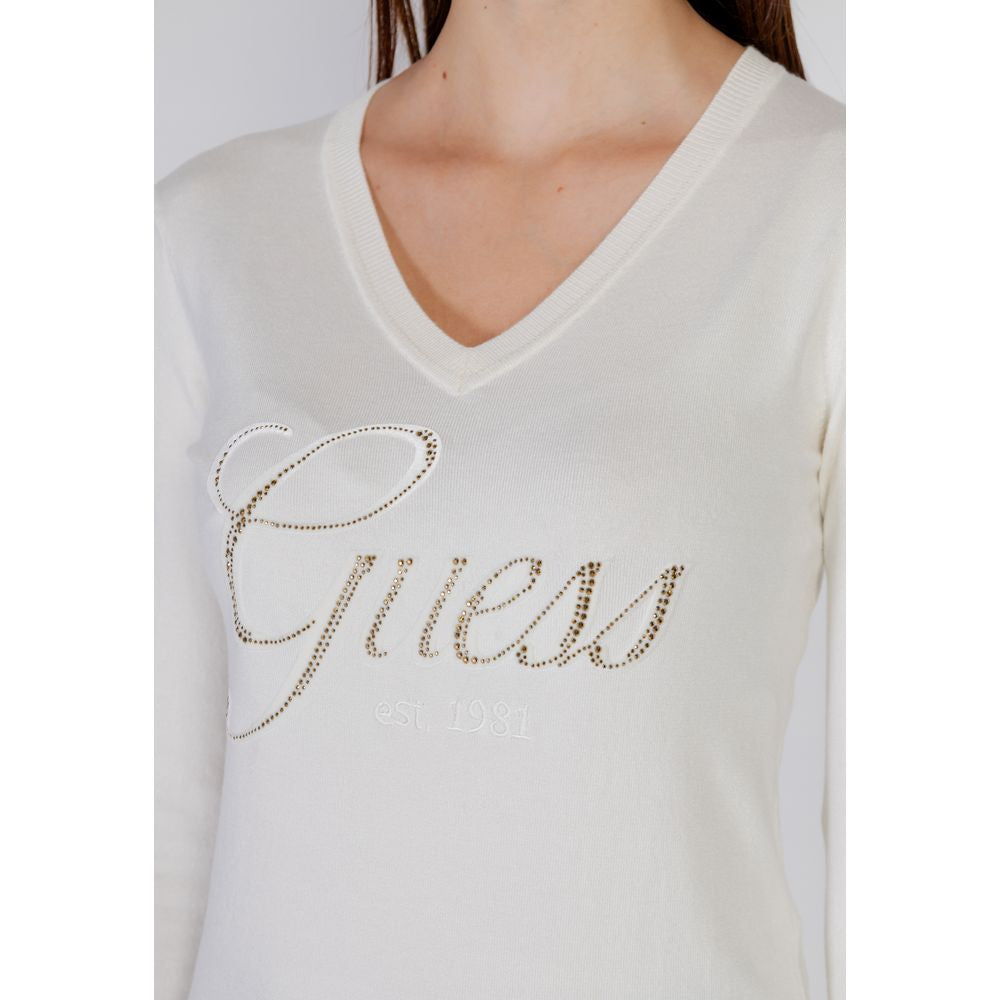 Guess Weiße Viskose-Oberteile & T-Shirt