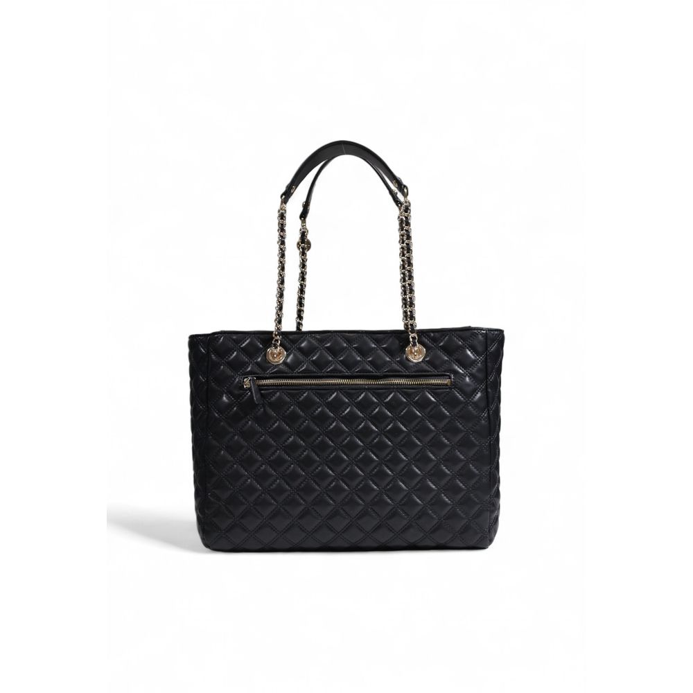 Guess Schwarze Polyethylen-Handtasche