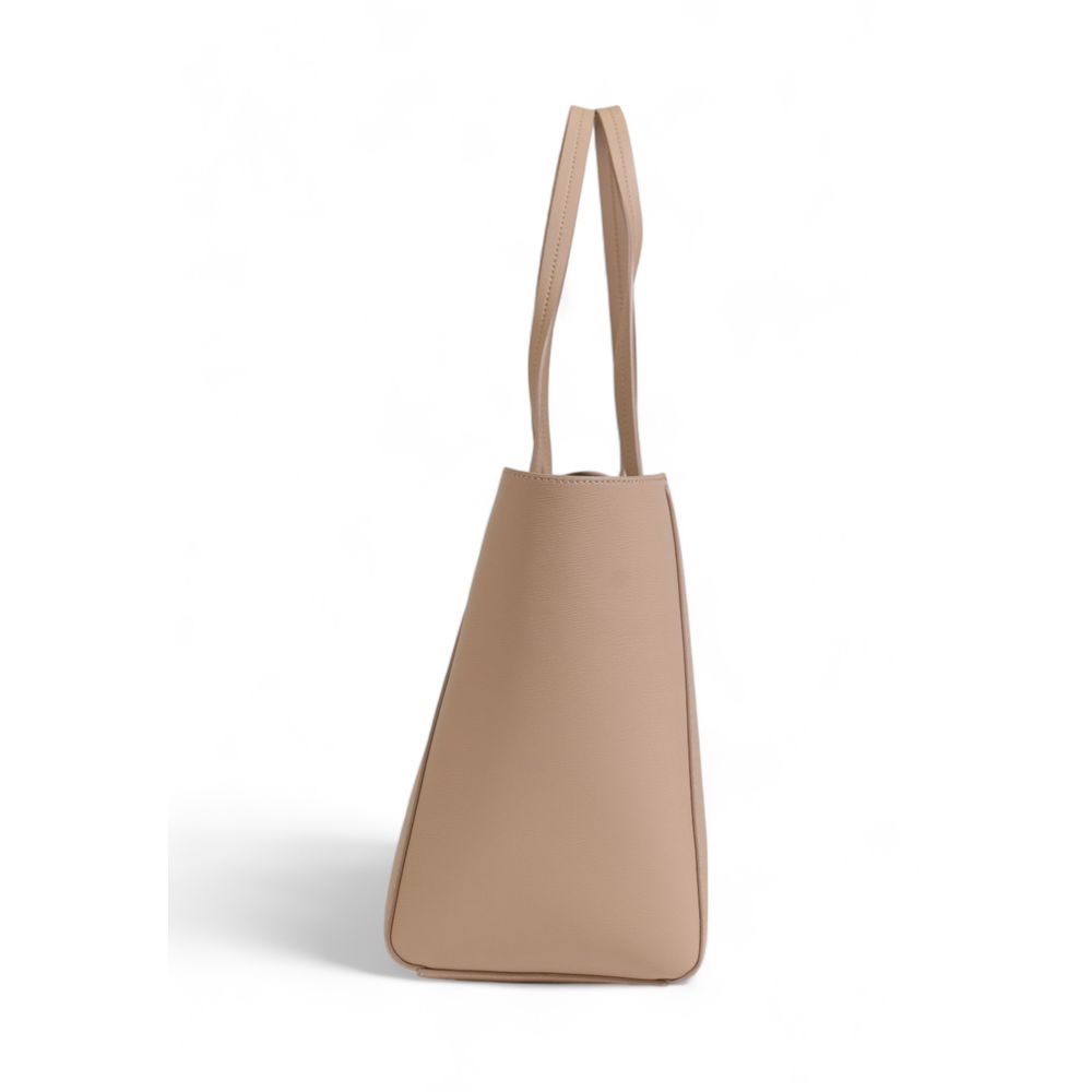 Calvin Klein Beige Handtasche aus recyceltem Polyester