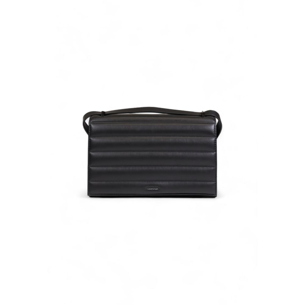 Calvin Klein Schwarze Polyethylen-Handtasche