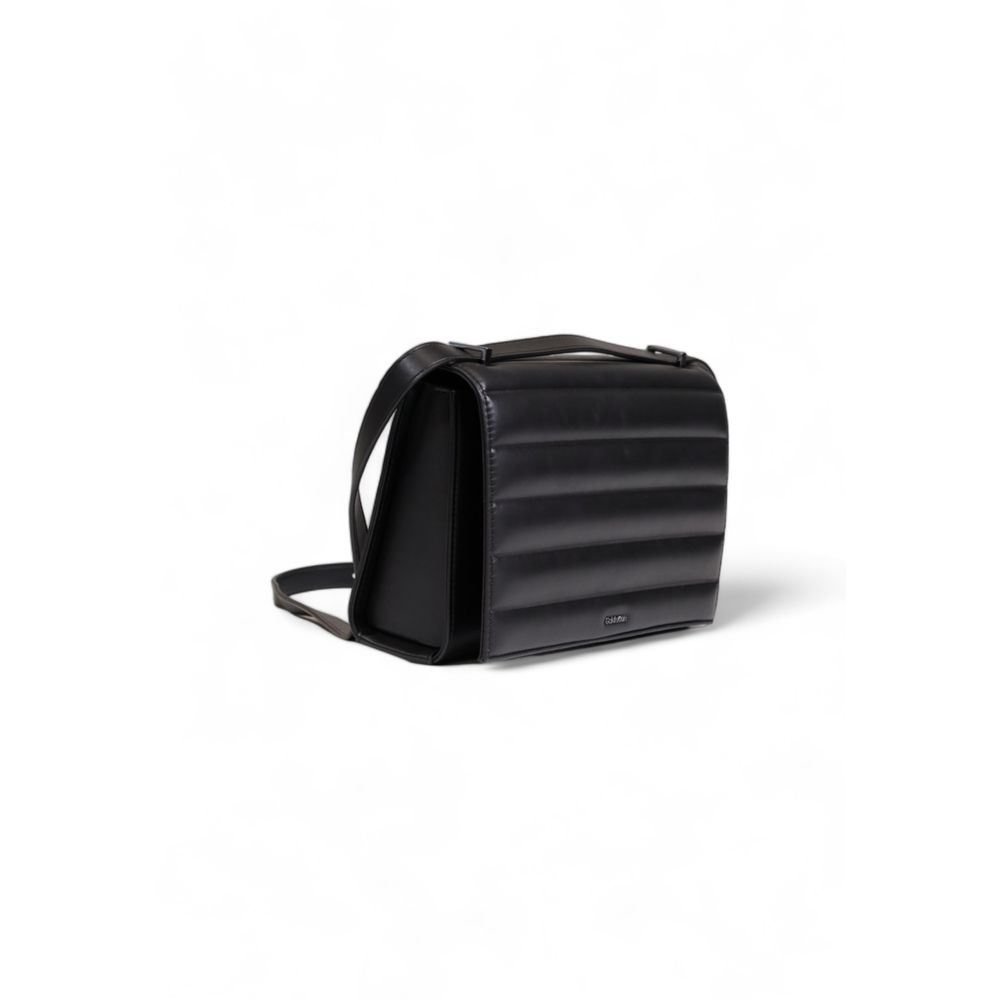 Calvin Klein Schwarze Polyethylen-Handtasche