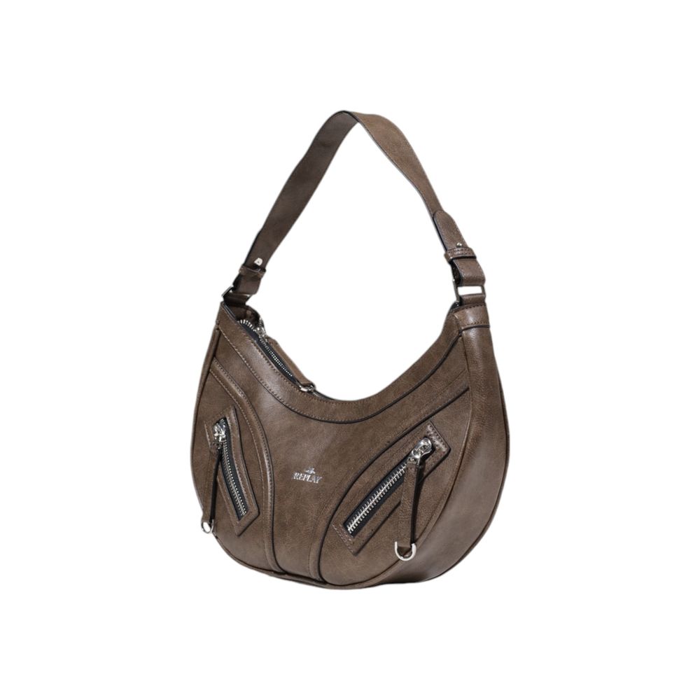 Replay Graue Polyester Handtasche