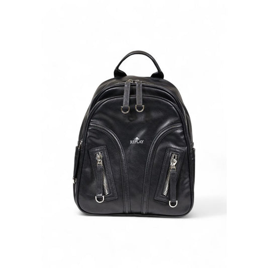 Replay Schwarzer Polyester-Rucksack