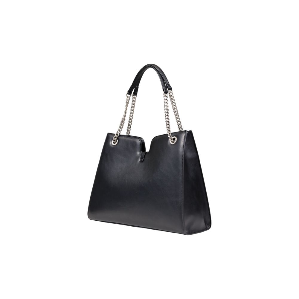 Replay Schwarze Polyester Handtasche