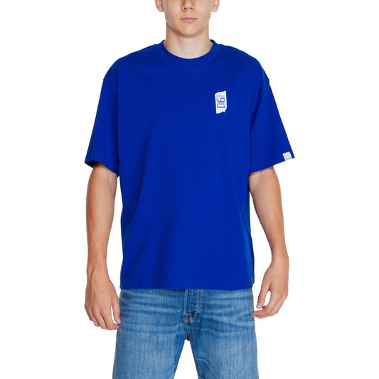 Replay T-Shirt aus blauer Baumwolle