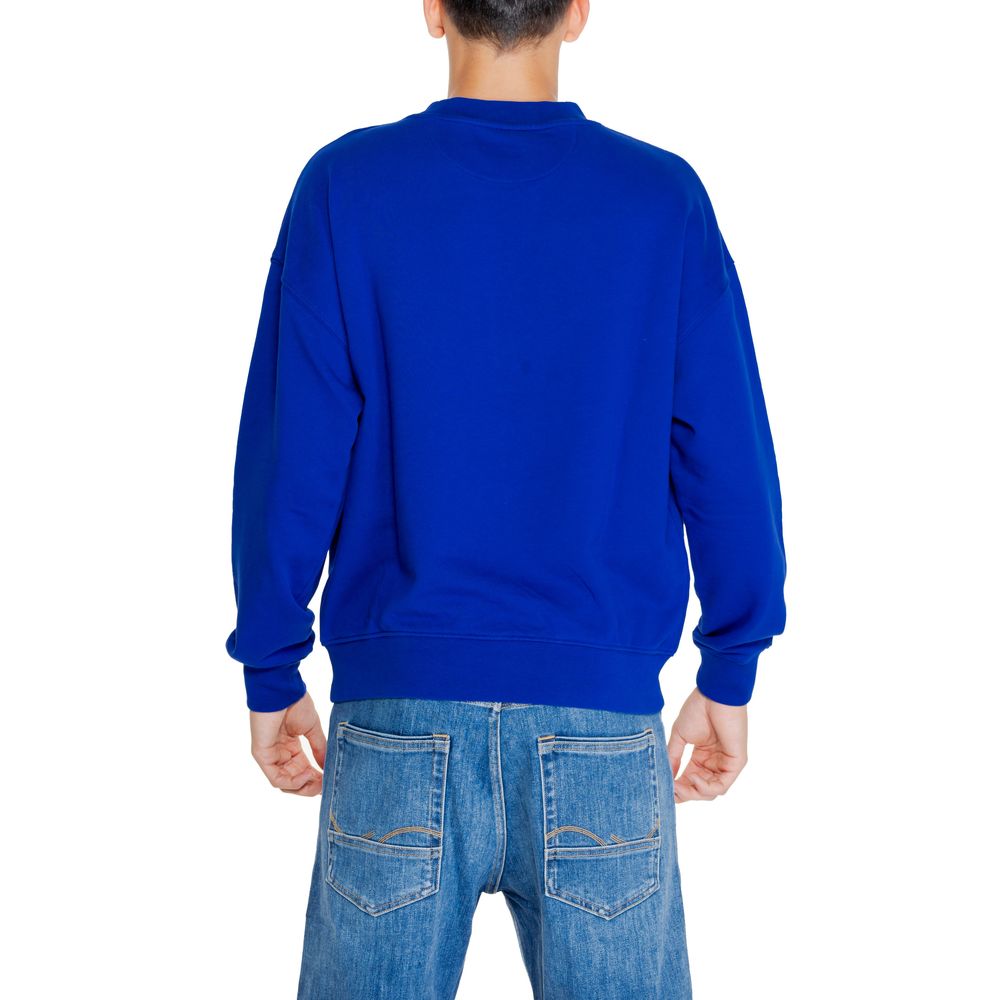 Replay Blauer Baumwollpullover