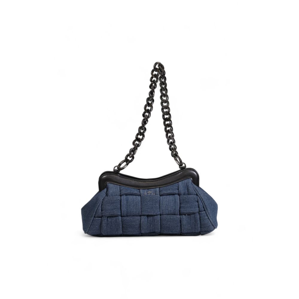 Replay Blaue Baumwollhandtasche