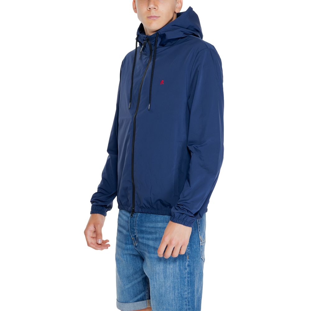 Replay Blaue Polyamid-Jacke