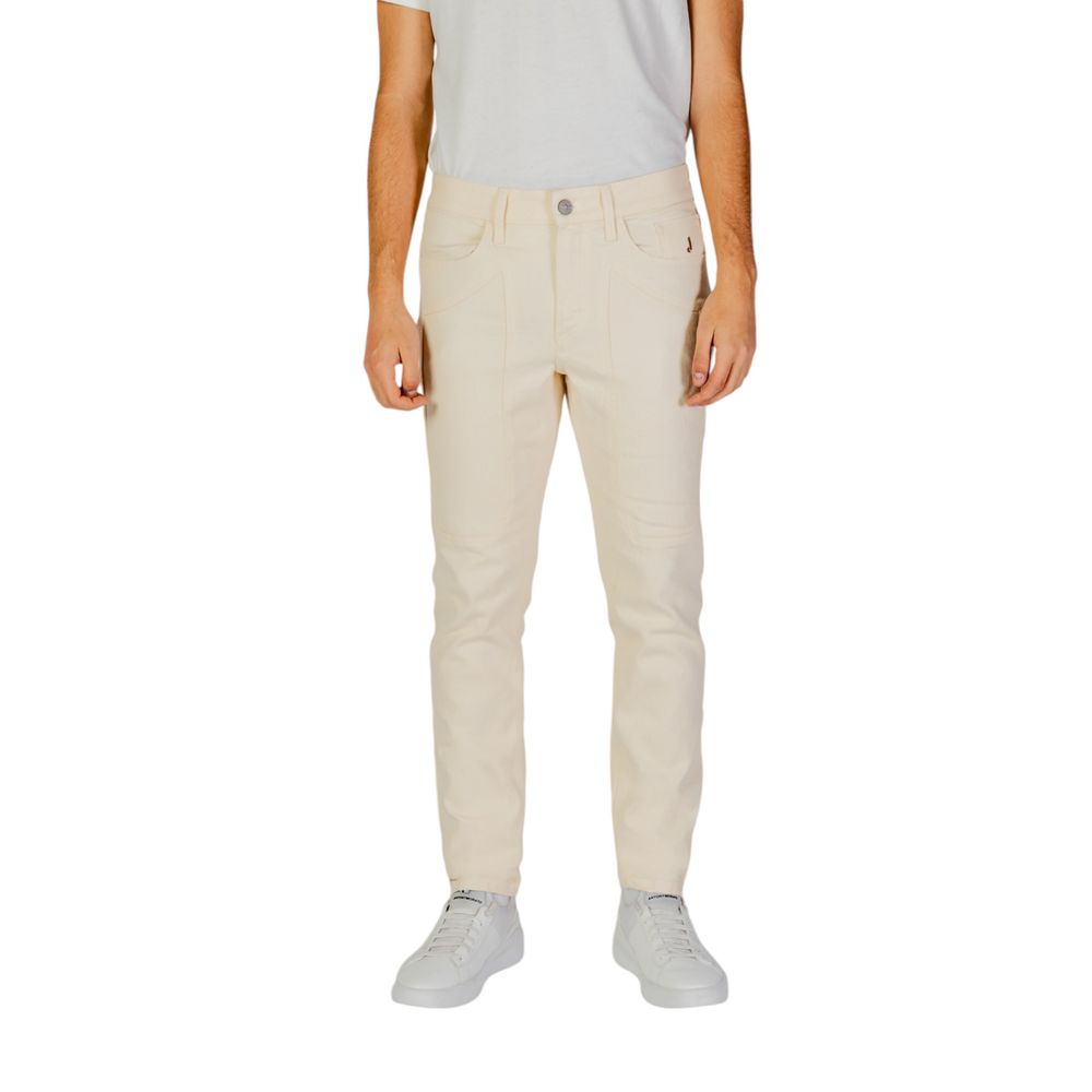 Jeckerson Cremefarbene Baumwolljeans & Hose