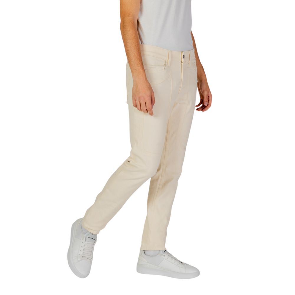 Jeckerson Cremefarbene Baumwolljeans & Hose