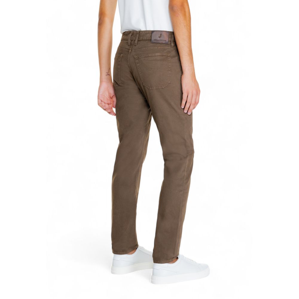 Jeckerson Braune Baumwolljeans & Hose