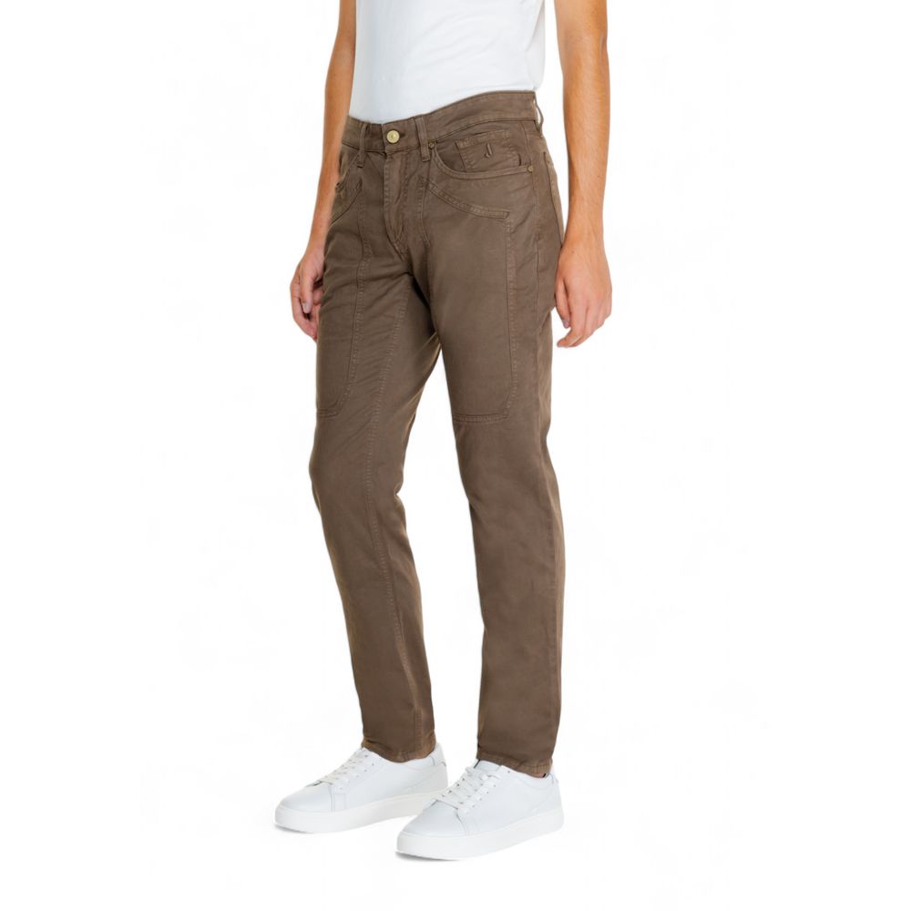 Jeckerson Braune Baumwolljeans & Hose