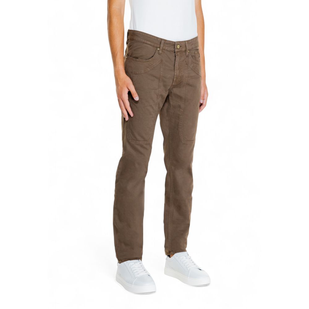 Jeckerson Braune Baumwolljeans & Hose