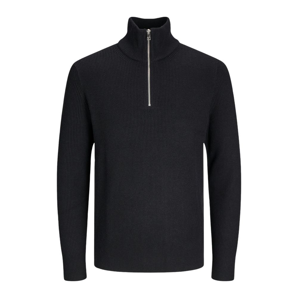 Jack Jones Schwarzer Pullover aus recyceltem Polyester