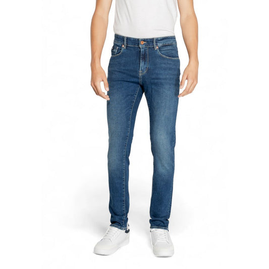 Gas Blaue Baumwolljeans & Hose