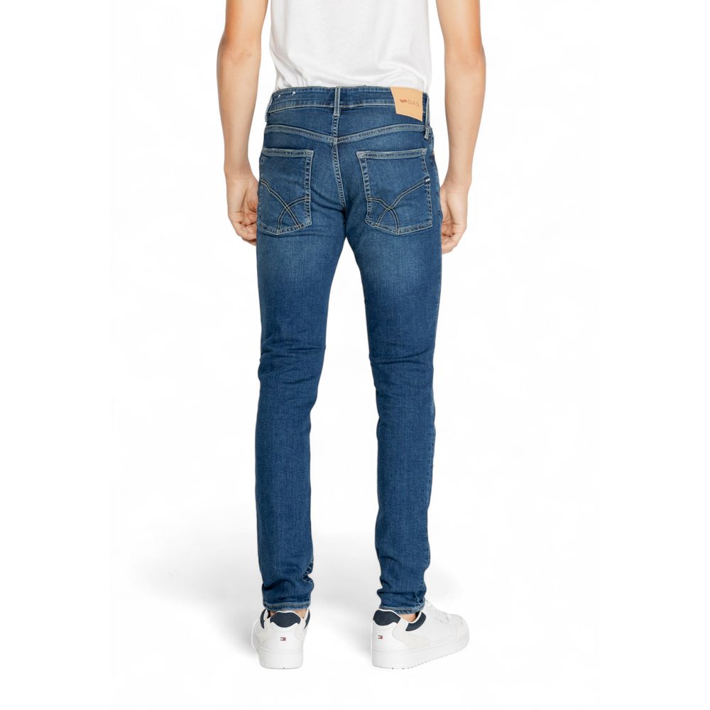 Gas Blaue Baumwolljeans & Hose