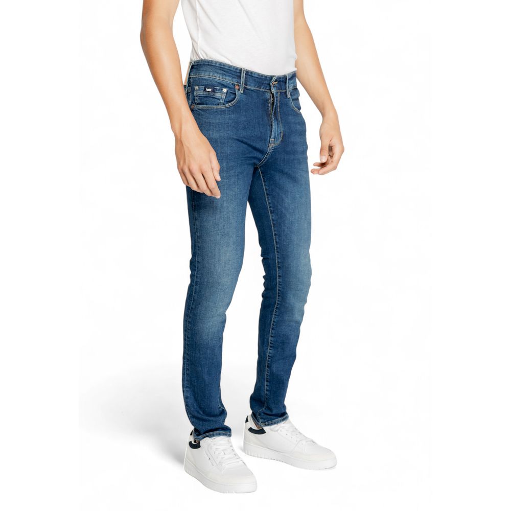 Gas Blaue Baumwolljeans & Hose