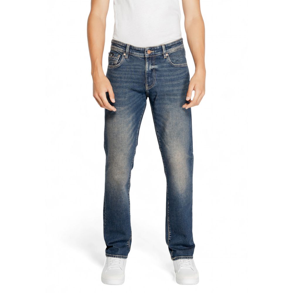 Gas Blaue Baumwolljeans & Hose