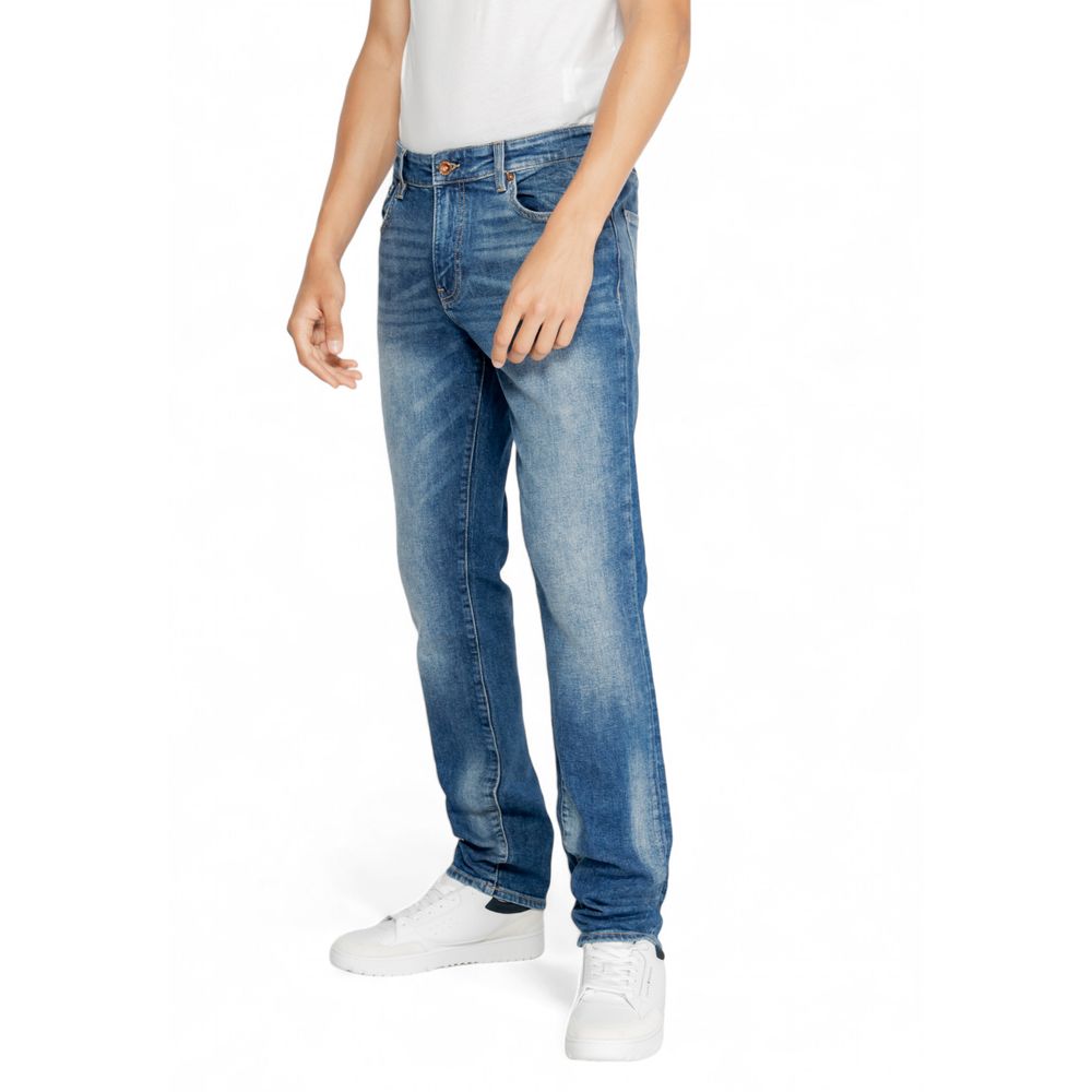 Gas Blaue Baumwolljeans & Hose