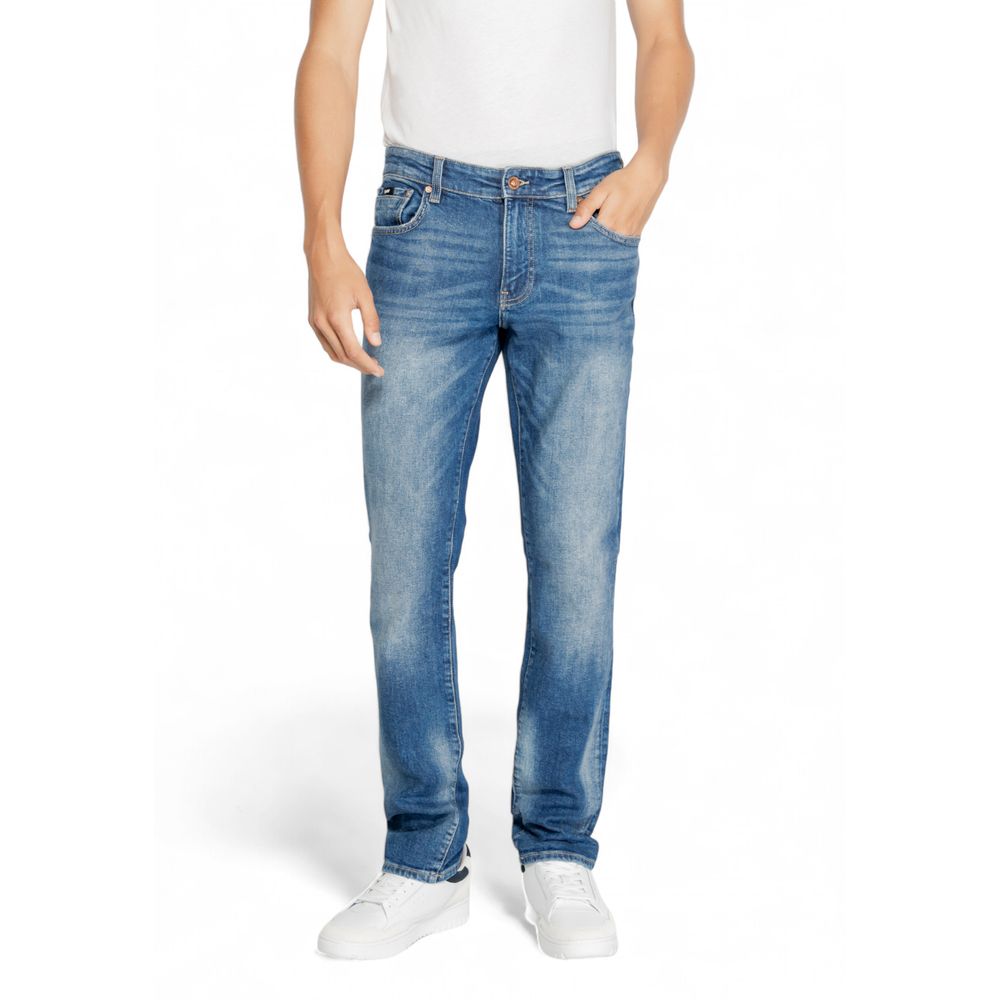 Gas Blaue Baumwolljeans & Hose