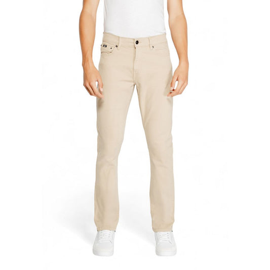 Gas Beige Baumwolljeans & Hose