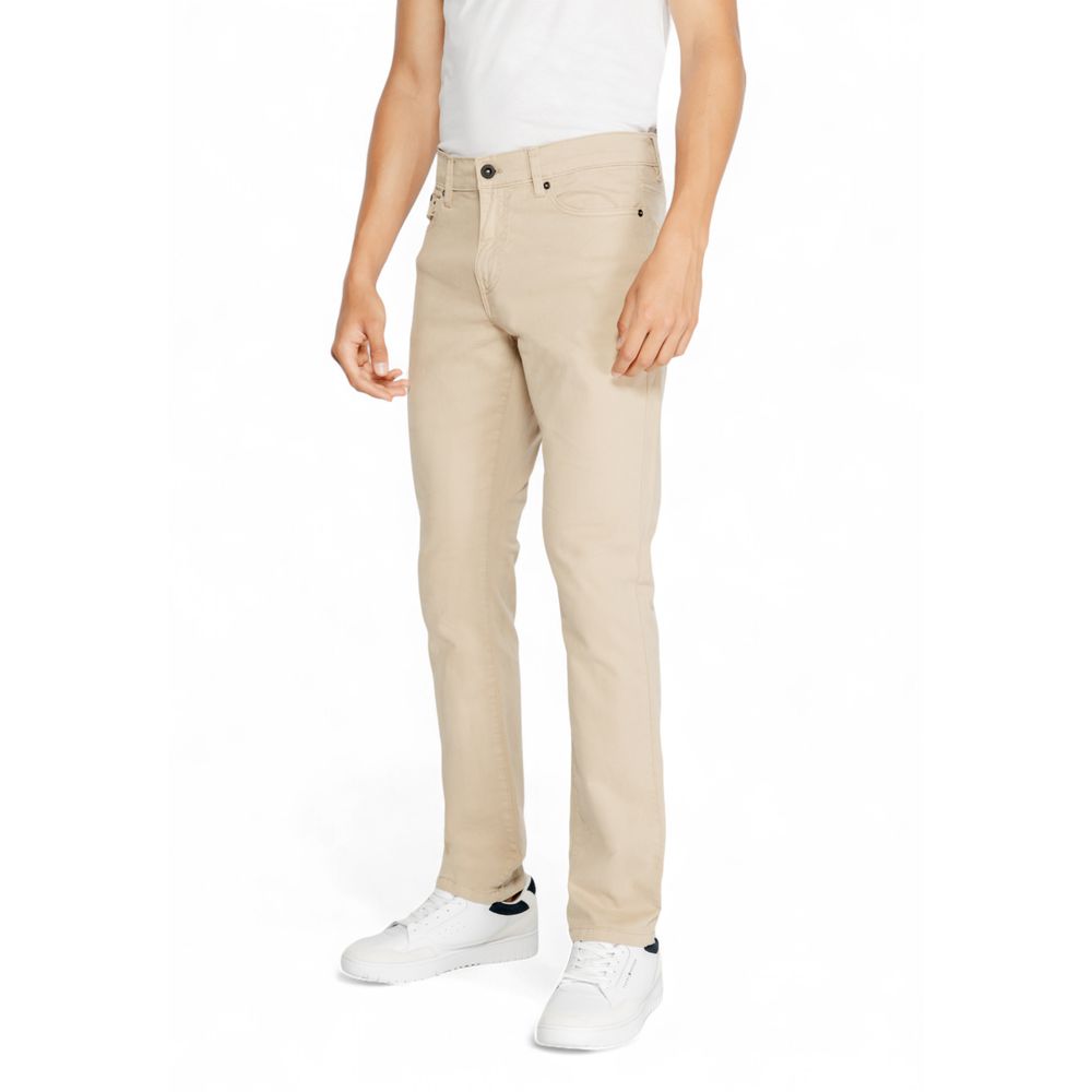 Gas Beige Baumwolljeans & Hose