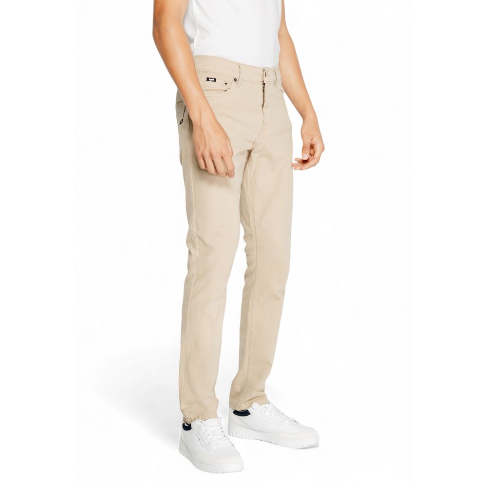 Gas Beige Baumwolljeans & Hose