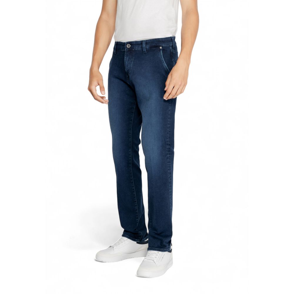 Gas Blaue Baumwolljeans & Hose