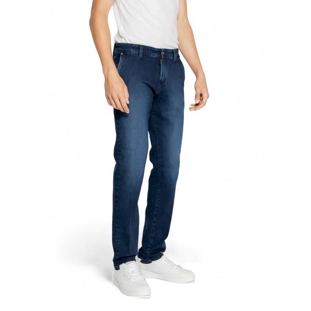 Gas Blaue Baumwolljeans & Hose