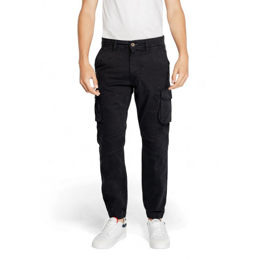 Gas Schwarze Baumwolljeans & Hose